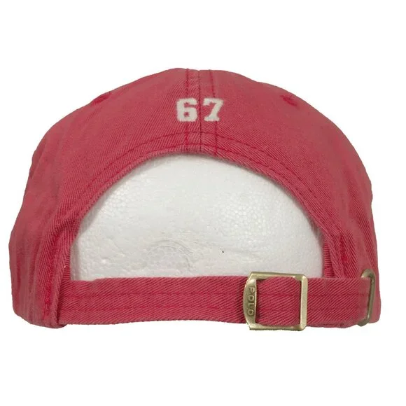 NEW Vintage 2000 Polo Ralph Lauren Baseball Hat! Pinkish Red Lobster Polo Beach